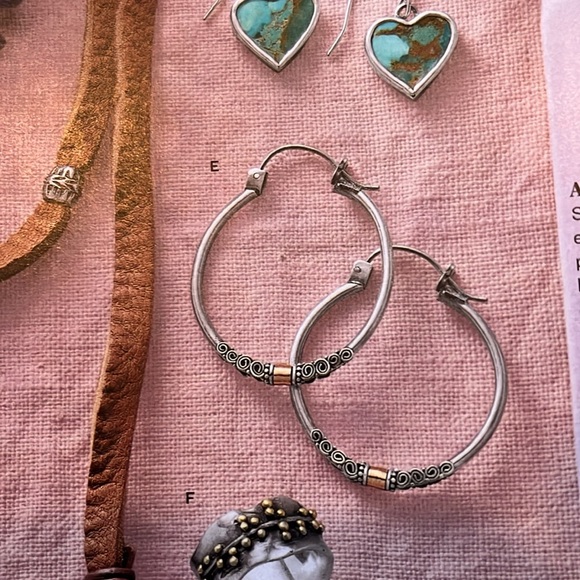 New Sundance Sun and Surf Hoop Earrings - Picture 3 of 5